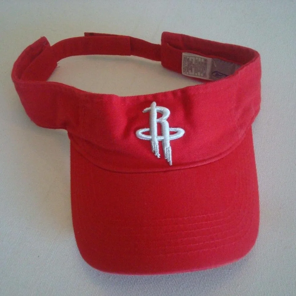 HOUSTON‎ ROCKETS VISOR HAT CAP VINTAGE 00S Y2K X2